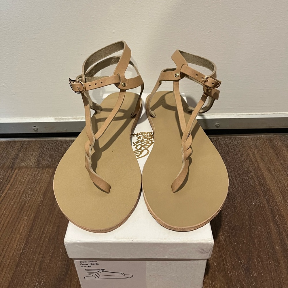 Ancient Greek Sandals, Ismene style, Corda color